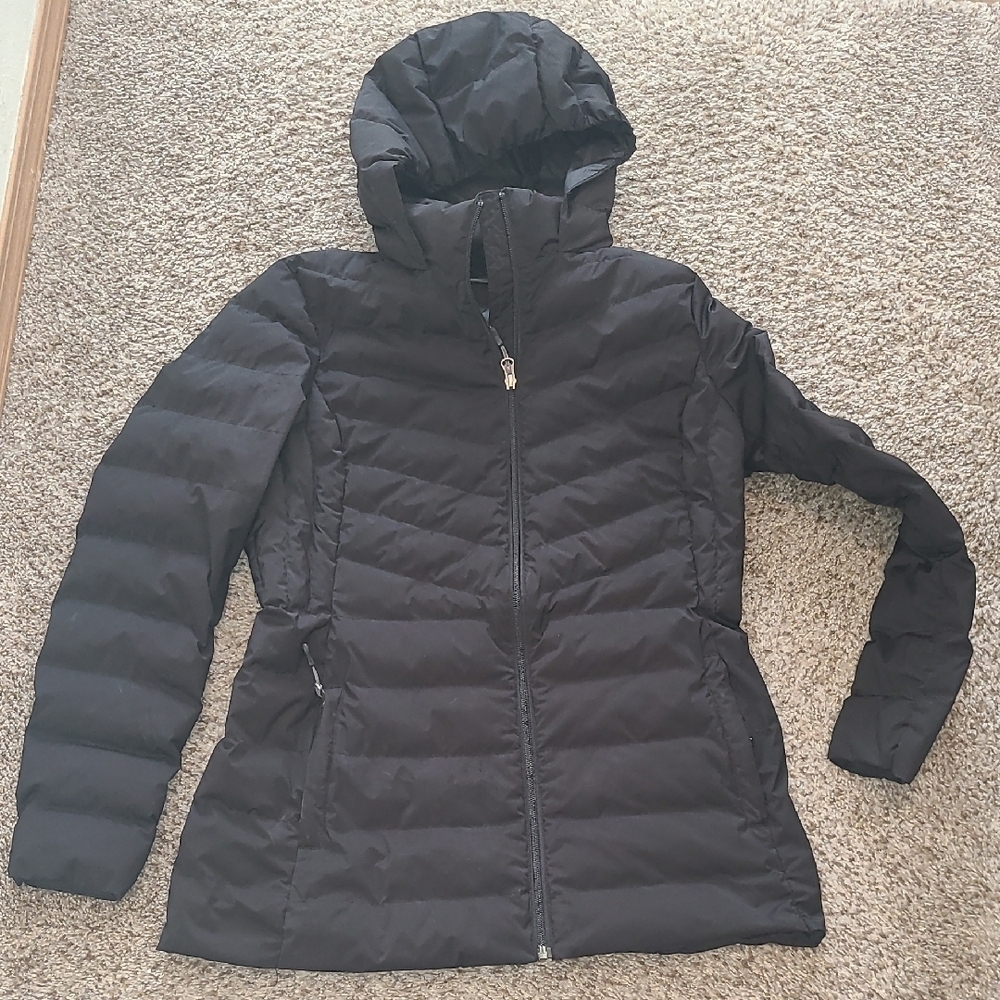 32 Degrees Quilted Black Puffer Jacket